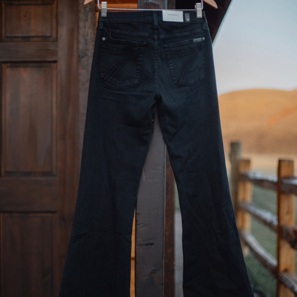 7 for All Mankind DOJO Trousers BlackRose